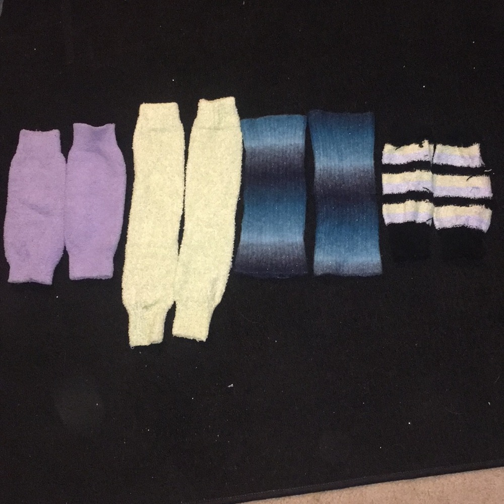 ⚫️Set of Four Pairs of Leg-warmers!